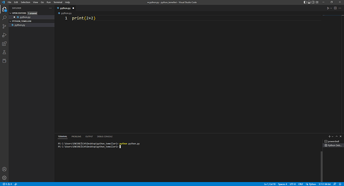 ● python.py - python_temelleri - Visual Studio Code 8.01.2023 15_33_55