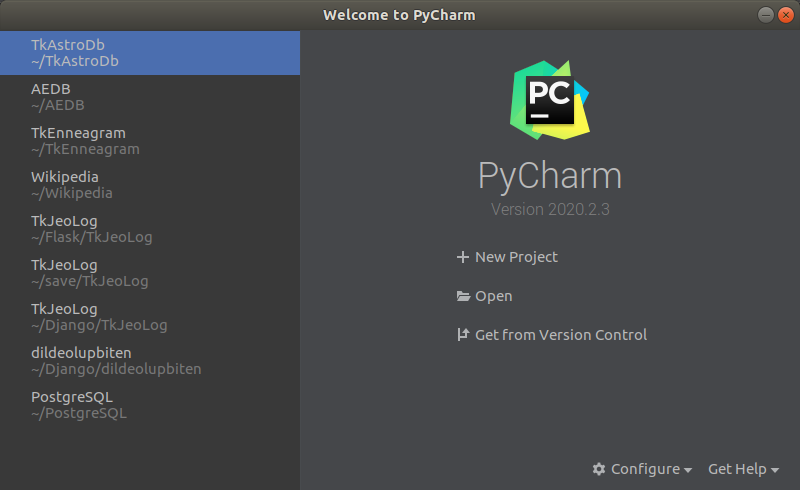 Pycharm переименовать проект